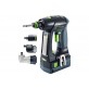 FESTOOL C 18 Li 5.2 Set gręžtuvas - suktuvas 2x5.2 Ah